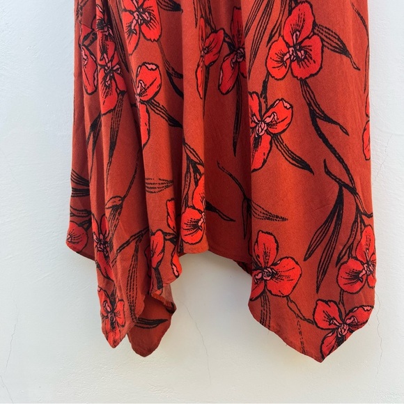 Anthropologie Ruffled V neck slip dress XLP Sundress, resort, wedding guest - Picture 11 of 12